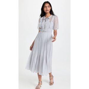 Self portrait scalloped trim dress